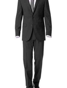 Digel Pure Wool Suit in Black