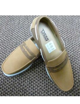 Classic Two Tone Tan Slip On Boat Shoe. Sizes Uk 14