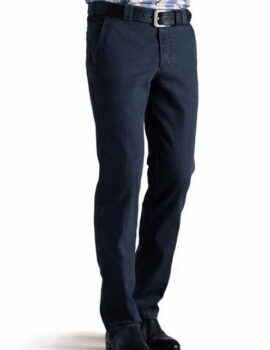 Meyer Blue Denim Stretch Trousers Up to 52″ Waist