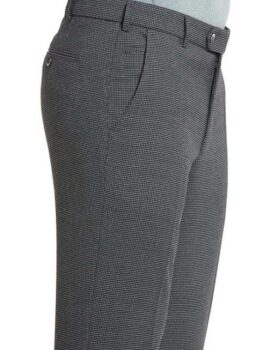 Meyer Charcoal Grey Hounstooth patterned Trousers.Size 42” and 46” Left