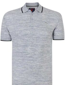 Kam Jeanswear Grey Short Sleeve Polo Shirt. Large Sizes