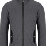 douglas-fashionable-grey-semi-quilted-casual-jacket