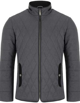 douglas-fashionable-grey-semi-quilted-casual-jacket