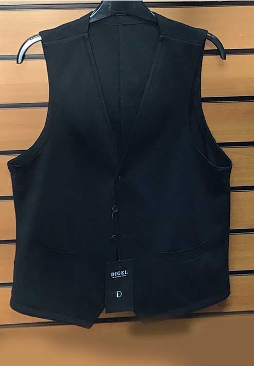 Digel Black Waistcoat. Size 40” ( continental 50).