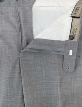 Douglas and Grahame Prestige Light Grey Formal Stretch Trousers.