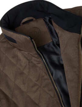 Douglas Fashionable Semi Quilted Tan Casual Jacket.