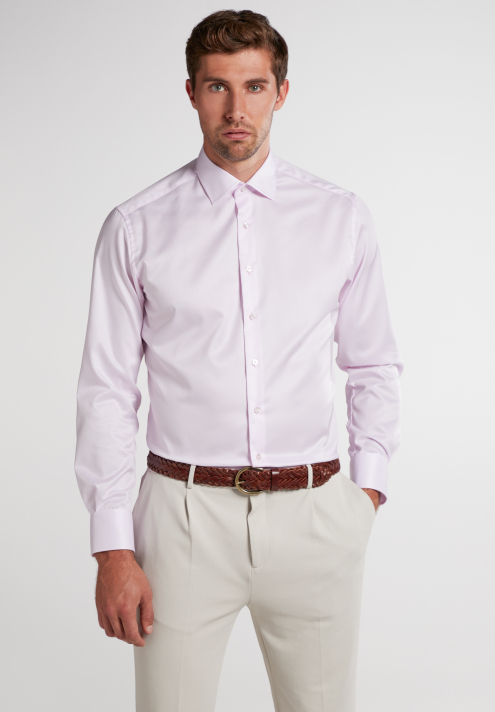 Eterna 1863 Pink Long Sleeve Superior Quality Shirt. Modern Fit