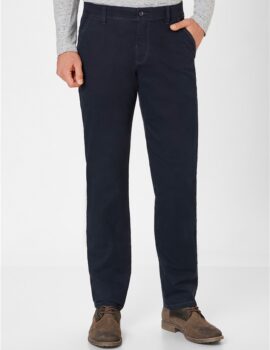 Redpoint Navy Stretch Cotton Chino Trousers. Up to 52″ Waist