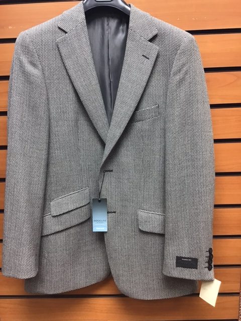 Douglas Black and White Patterned Pure Wool Jacket. Size Regular 38