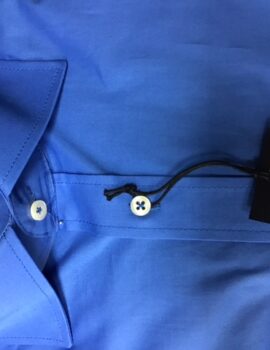 Eterna French Blue Slim Fit Long Sleeve Shirt. Sizes 15.5″ and 16″