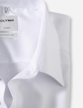 Olymp Luxor Plain Long Sleeve Shirt. Comfort Fit