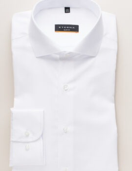 Eterna Long Sleeve Shirt. Slim Fit