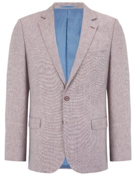 Douglas Pink Linen Blend Murcia Jacket. Larger Sizes Only!