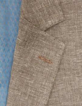 Douglas Beige Murcia Linen Blend Jacket. Larger Sizes Only!