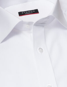 Eterna’s New ‘Opaque’ Non Iron Twill Cotton Long Sleeve Shirt. Modern Fit