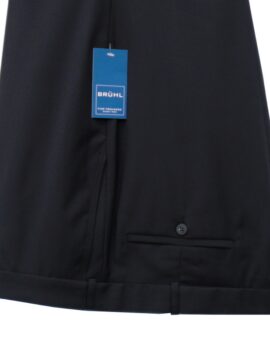 Bruhl Navy Medium weight Wool Mix Trousers