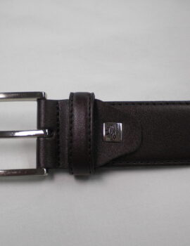 Lindenman of Germany Brown Leather Prong Belt. All sizes available.