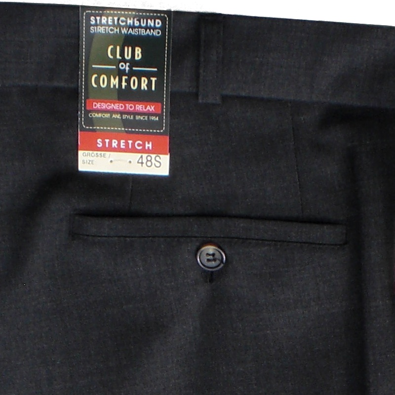 Club of Comfort Lightweight Trousers Charcoal