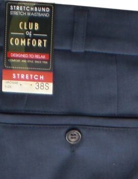 Club of Comfort Lightweight Trousers Mid Blue. Sizes 48R and 50R Left