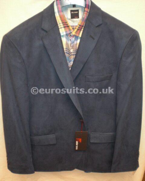 Atelier Torino French Blue Skintex Single Breasted Jacket