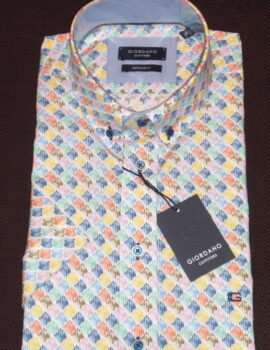 Giordano Multicoloured Half Sleeve Shirt.