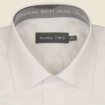Cotton Rich Classic Shirt White Long Sleeve
