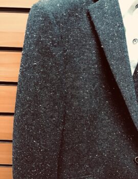 Daniel Grahame Grey Mottled single Breasted Jacket. Modern Fit