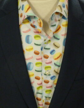 Santinelli Pure Linen Navy Jacket With Contrast Buttons.Up to Size 54″ Chest