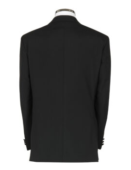 Scott Wool Mix Two Button Evening Suit Jacket Black