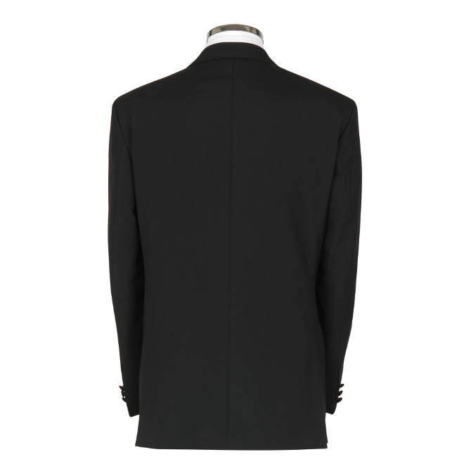 Scott Wool Mix Two Button Evening Suit Jacket Black