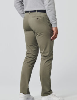 Meyer Green Fairtrade Cotton Chinos. Roma Style